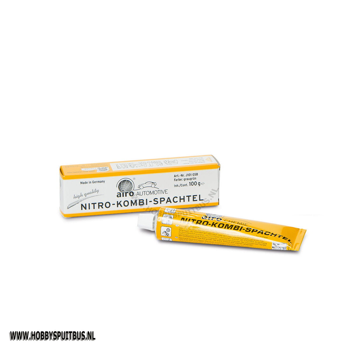 Tube 1K plamuur voor kleine beschadigingen.