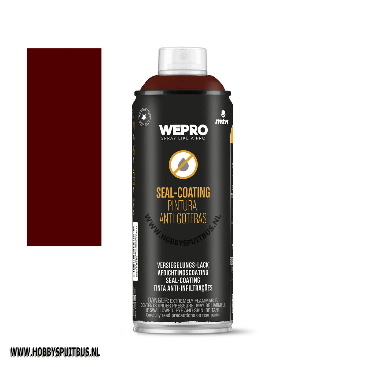 Spuitbus Seal coating rood voor afdichten