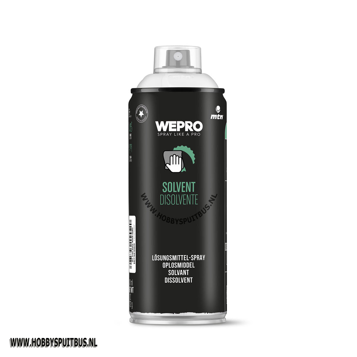Spuitbus Solvent reiniger ontvetter MTN WEPRO