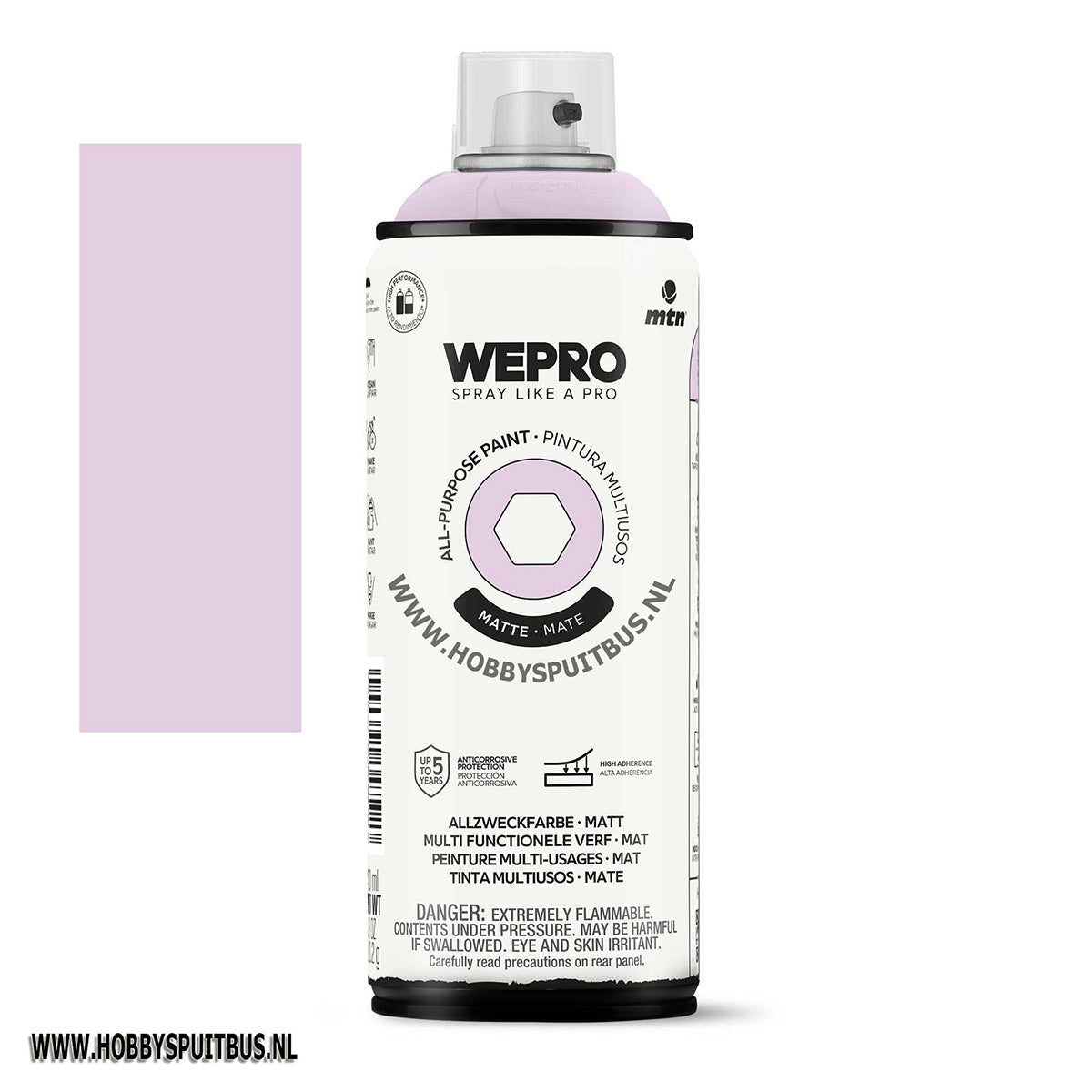 Spuitbus dream violet mat 400 ml