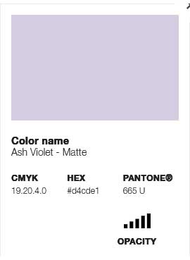 Spuitbus Ash Violet Waterbasis kleur informatie 