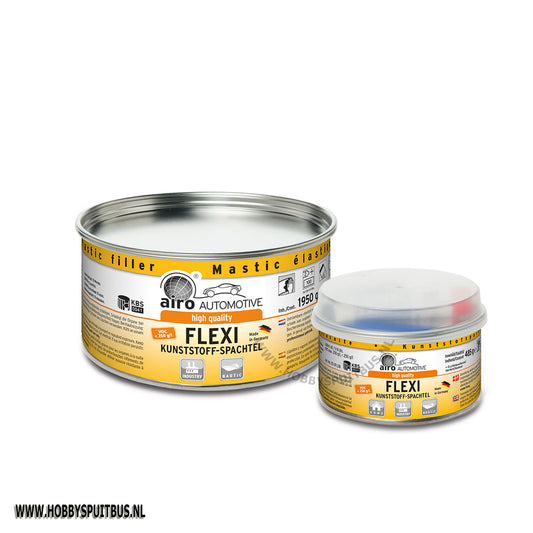 Flexi plamuur van Airo geschikt voor kunststof.