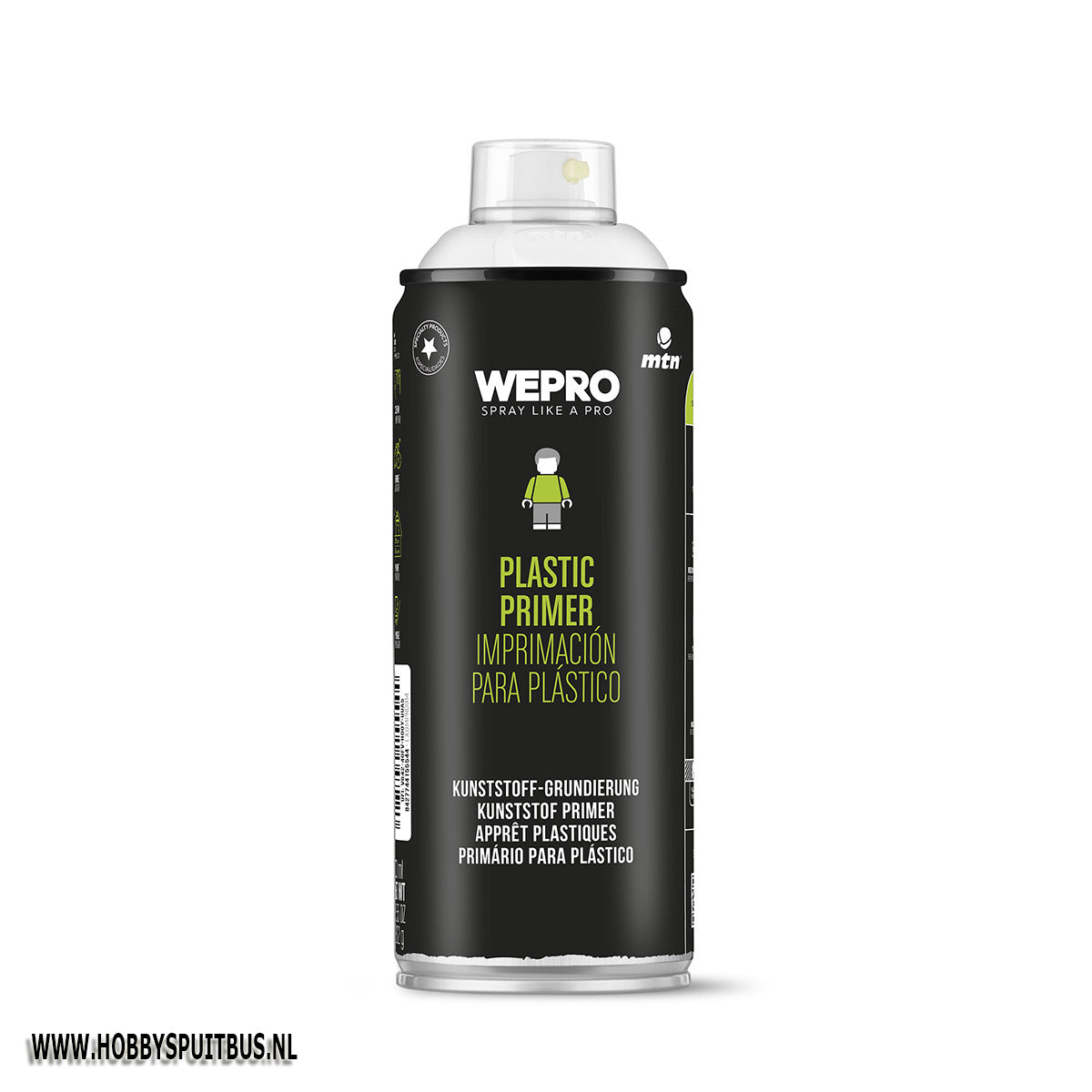 Spuitbus plastic primer MTH Wepro