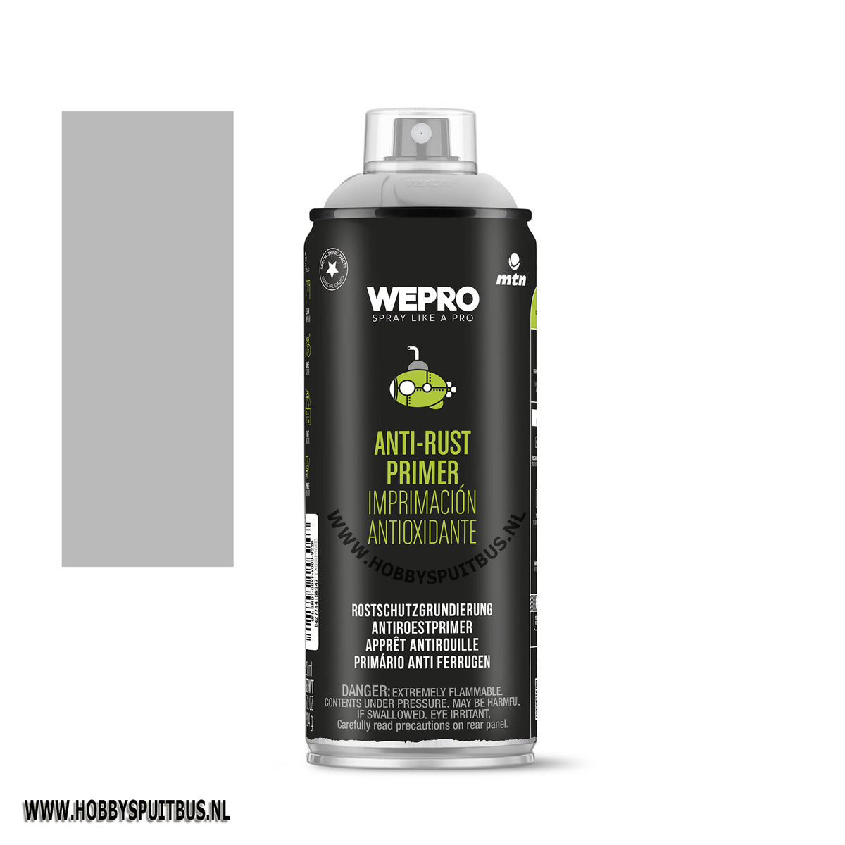 Spuitbus anti roest primer grijs MTN WEPRO