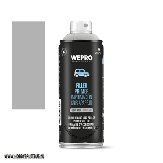 Spuitbus vullende primer grijs MTN WEPRO