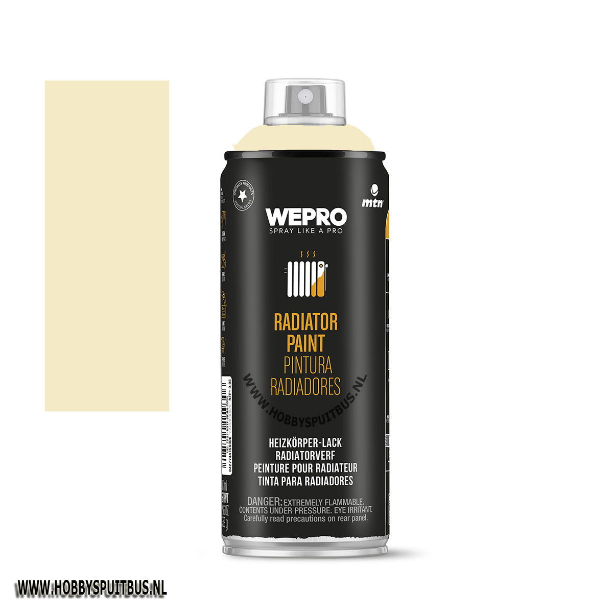 Spuitbus Radiatorlak beige