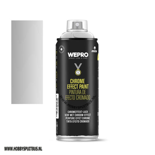 Spuitbus Zilver chrome Effect MTH WEPRO