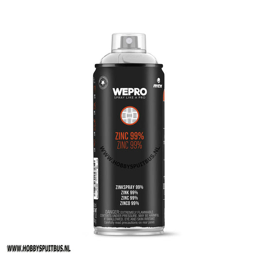 Spuitbus Zinkspray 99% Zware matte zinkspray MTN WEPRO