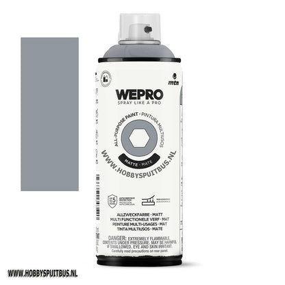 Spuitbus Baloo Grijs mat 400 ml