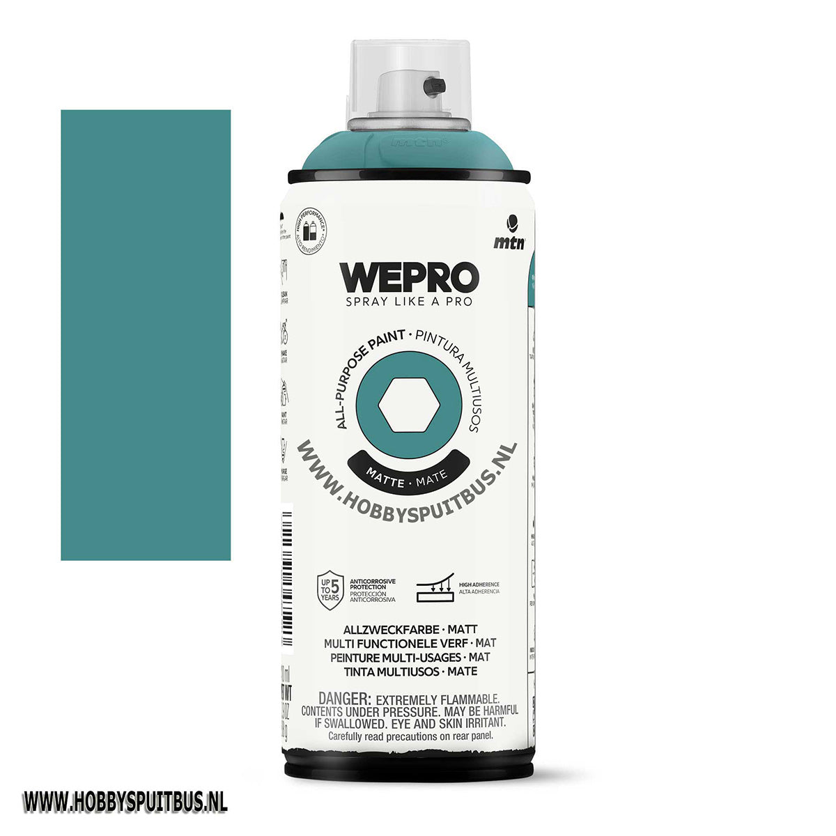 Spuitbus Cenote Groen 400 ml Mat