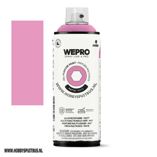Spuitbus Cumbia Roze mat 400 ml