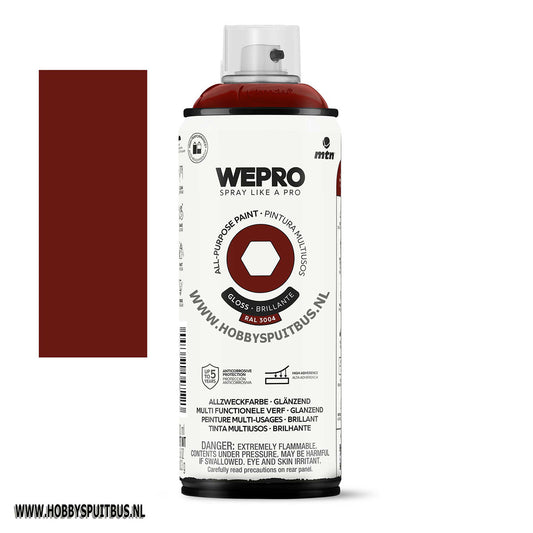 Spuitbus Ral 3004 Purpur Rood 400 ml Glossy