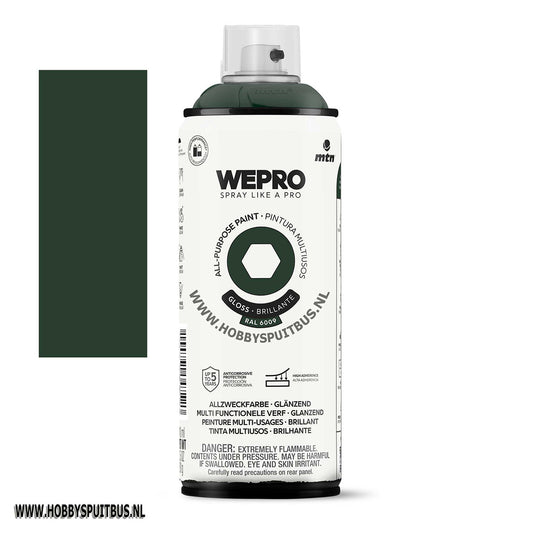 Spuitbus Ral 6009 Donker groen MTN WEPRO 400 ml
