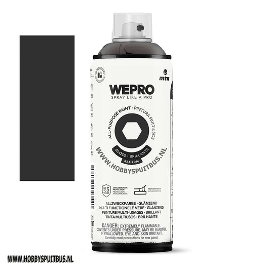 Spuitbus Ral 7016 Antraciet Grijs 400 ml Glossy