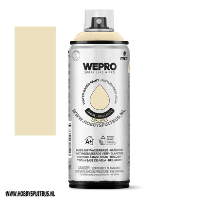 Spuitbus Waterbasis Gloss Ral 1015 beige MTN WEPRO