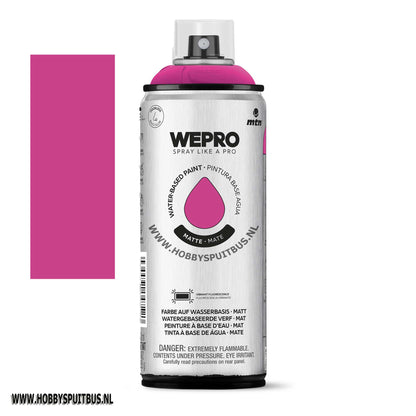 Spuitbus Waterbasis Fluor Magenta Mat MTN WEPRO