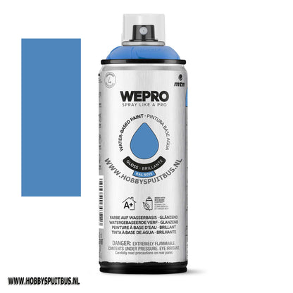 Spuitbus Waterbasis Ral 5015 Hemel blauw gloss MTN WEPRO