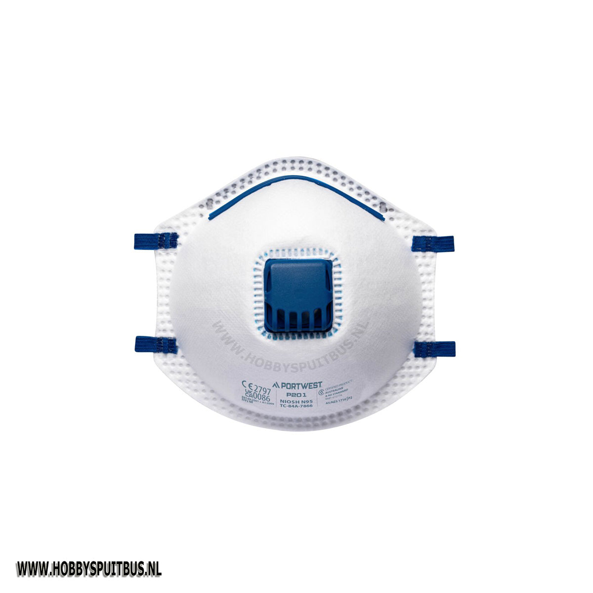 Fijnstofmasker FFP2 met uitademventiel, 10 stuks